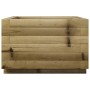 Jardinera madera de pino impregnada 40x40x26,5 cm en Macetas y jardineras | Comprar online en Foru.es