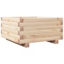 Jardinera de madera maciza de pino 50x50x26,5 cm en Macetas y jardineras | Comprar online en Foru.es