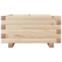 Jardinera de madera maciza de pino 50x50x26,5 cm en Macetas y jardineras | Comprar online en Foru.es