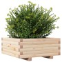 Jardinera de madera maciza de pino 60x60x26,5 cm en Macetas y jardineras | Comprar online en Foru.es