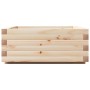 Jardinera de madera maciza de pino 60x60x26,5 cm en Macetas y jardineras | Comprar online en Foru.es