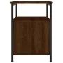 Mesitas noche 2 uds madera ingeniería marrón roble 34x35,5x50cm de vidaXL, Mesitas de noche - Ref: Foro24-826022, Precio: 73,...