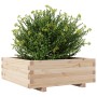 Jardinera de madera maciza de pino 70x70x26,5 cm en Macetas y jardineras | Comprar online en Foru.es