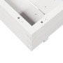 Jardinera de madera maciza de pino blanco 70x70x26,5 cm en Macetas y jardineras | Comprar online en Foru.es