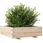 Jardinera de madera maciza de pino 80x80x26,5 cm en Macetas y jardineras | Comprar online en Foru.es