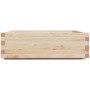 Jardinera de madera maciza de pino 80x80x26,5 cm en Macetas y jardineras | Comprar online en Foru.es