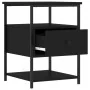 Mesitas de noche 2 uds madera de ingeniería negro 40x42x56 cm de vidaXL, Mesitas de noche - Ref: Foro24-826024, Precio: 92,63...