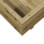 Jardinera de madera de pino impregnada 80x80x26,5 cm en Macetas y jardineras | Comprar online en Foru.es