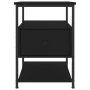 Mesitas de noche 2 uds madera de ingeniería negro 40x42x56 cm de vidaXL, Mesitas de noche - Ref: Foro24-826024, Precio: 92,63...