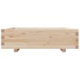 Jardinera de madera maciza de pino 90x90x26,5 cm en Macetas y jardineras | Comprar online en Foru.es