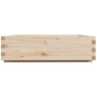 Jardinera de madera maciza de pino 90x90x26,5 cm en Macetas y jardineras | Comprar online en Foru.es