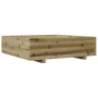 Jardinera de madera de pino impregnada 90x90x26,5 cm en Macetas y jardineras | Comprar online en Foru.es