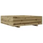 Jardinera de madera de pino impregnada 90x90x26,5 cm en Macetas y jardineras | Comprar online en Foru.es
