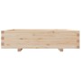 Jardinera madera maciza de pino 100x100x26,5 cm en Macetas y jardineras | Comprar online en Foru.es