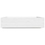 Jardinera madera maciza de pino blanco 100x100x26,5 cm en Macetas y jardineras | Comprar online en Foru.es