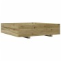Jardinera de madera de pino impregnada 100x100x26,5 cm en Macetas y jardineras | Comprar online en Foru.es