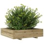Jardinera de madera de pino impregnada 100x100x26,5 cm en Macetas y jardineras | Comprar online en Foru.es