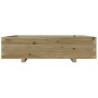 Jardinera de madera de pino impregnada 100x100x26,5 cm en Macetas y jardineras | Comprar online en Foru.es