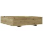 Jardinera de madera de pino impregnada 100x100x26,5 cm en Macetas y jardineras | Comprar online en Foru.es