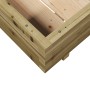 Jardinera de madera de pino impregnada 100x100x26,5 cm en Macetas y jardineras | Comprar online en Foru.es