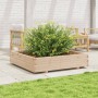 Jardinera de madera maciza de pino 110x110x26,5 cm en Macetas y jardineras | Comprar online en Foru.es