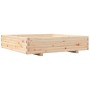 Jardinera de madera maciza de pino 110x110x26,5 cm en Macetas y jardineras | Comprar online en Foru.es