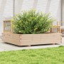 Jardinera de madera maciza de pino 110x110x26,5 cm en Macetas y jardineras | Comprar online en Foru.es