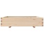 Jardinera de madera maciza de pino 110x110x26,5 cm en Macetas y jardineras | Comprar online en Foru.es