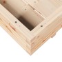 Jardinera de madera maciza de pino 110x110x26,5 cm en Macetas y jardineras | Comprar online en Foru.es