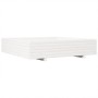Jardinera de madera maciza de pino blanca 110x110x26,5 cm en Macetas y jardineras | Comprar online en Foru.es