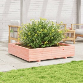 Jardinera de madera maciza Douglas 110x110x26,5 cm en Macetas y jardineras | Comprar online en Foru.es