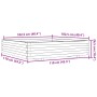 Jardinera madera de pino impregnada 110x110x26,5 cm en Macetas y jardineras | Comprar online en Foru.es