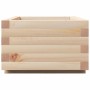 Jardinera de madera maciza de pino 70x40x26,5 cm en Macetas y jardineras | Comprar online en Foru.es