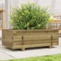 Jardinera de madera de pino impregnada 70x40x26,5 cm en Macetas y jardineras | Comprar online en Foru.es