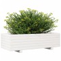Jardinera de madera maciza de pino blanco 90x40x26,5 cm en Macetas y jardineras | Comprar online en Foru.es
