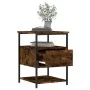 Mesitas noche 2 uds madera ingeniería roble ahumado 40x42x56 cm de vidaXL, Mesitas de noche - Ref: Foro24-826028, Precio: 52,...