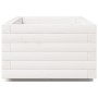 Jardinera de madera maciza de pino blanco 90x40x26,5 cm en Macetas y jardineras | Comprar online en Foru.es