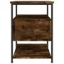 Mesitas noche 2 uds madera ingeniería roble ahumado 40x42x56 cm de vidaXL, Mesitas de noche - Ref: Foro24-826028, Precio: 52,...