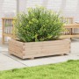 Jardinera de madera maciza de pino 90x60x26,5 cm en Macetas y jardineras | Comprar online en Foru.es