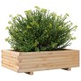 Jardinera de madera maciza de pino 90x60x26,5 cm en Macetas y jardineras | Comprar online en Foru.es