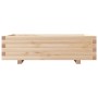 Jardinera de madera maciza de pino 90x60x26,5 cm en Macetas y jardineras | Comprar online en Foru.es
