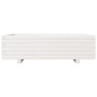 Jardinera de madera maciza de pino blanco 90x40x26,5 cm en Macetas y jardineras | Comprar online en Foru.es