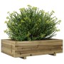 Jardinera de madera de pino impregnada 90x60x26,5 cm en Macetas y jardineras | Comprar online en Foru.es