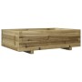 Jardinera de madera de pino impregnada 90x60x26,5 cm en Macetas y jardineras | Comprar online en Foru.es