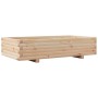 Jardinera de madera maciza de pino 110x60x26,5 cm en Macetas y jardineras | Comprar online en Foru.es