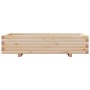 Jardinera de madera maciza de pino 110x60x26,5 cm en Macetas y jardineras | Comprar online en Foru.es