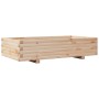 Jardinera de madera maciza de pino 110x60x26,5 cm en Macetas y jardineras | Comprar online en Foru.es
