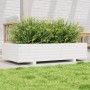 Jardinera de madera maciza de pino blanco 110x60x26,5 cm en Macetas y jardineras | Comprar online en Foru.es