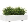 Jardinera de madera maciza de pino blanco 110x60x26,5 cm en Macetas y jardineras | Comprar online en Foru.es