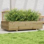 Jardinera de madera de pino impregnada 110x60x26,5 cm en Macetas y jardineras | Comprar online en Foru.es